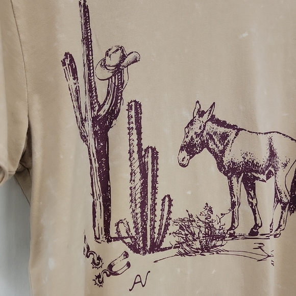 Ariat Beige Desert Graphic Tee - Picture 4 of 10
